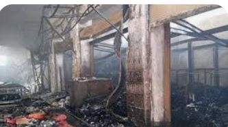 القبض على مشتبه بهم بافتعال حريق سوق الألبسة المستعملة بإربد