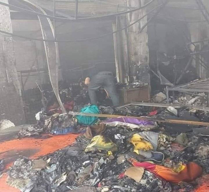 اندلاع النيران مجددا في بالة إربد