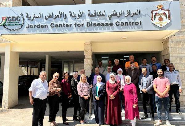 وفد المراكز الأمريكية للسيطرة على الأمراض يختتم زيارته للأردن