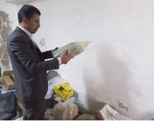 إتلاف منتجات غذائية في اربد