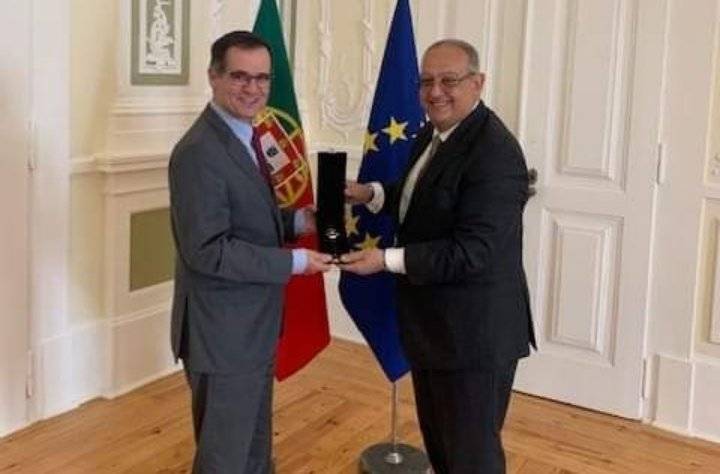 لقاء السفير المصري في البرتغال بسكرتير الدولة للزراعة والإنتاج الحيواني