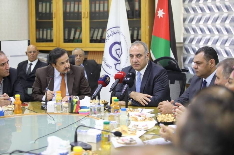 أمين عمان يزور نقابة المقاولين ويؤكد اهمية الشراكة القائمة مع النقابة