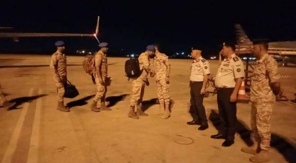 وصول مرتبات وحدة الإسناد الأرضي مالي4 إلى أرض الوطن