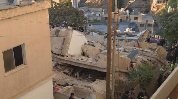 رئيس النيابة العامة يأمر بمباشرة التحقيق في حادثة انهيار عمارة اللويبدة