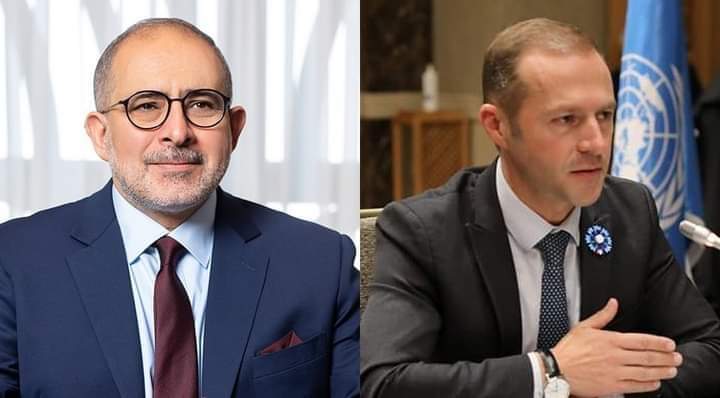 النايض يتحدّث مع المبعوث الفرنسي الخاص إلى ليبيا