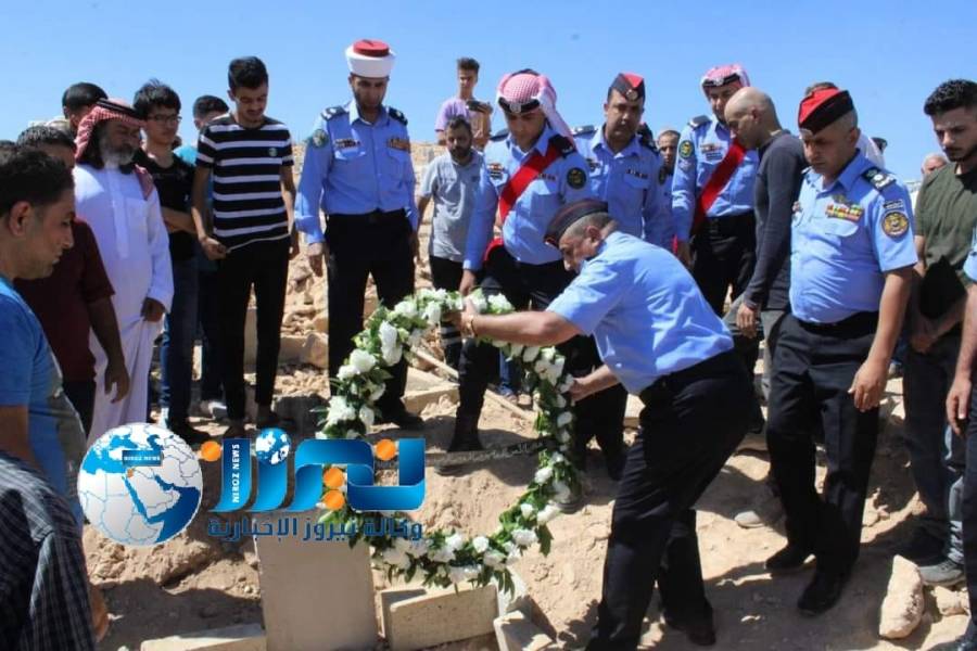 تشييع جثمان الملازم اول انجود جبر علي المراعبة إلى مقبرة الهاشمية في الزرقاء ....صور 