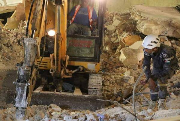 فحص البنايات المجاورة لعمارة اللويبدة للتأكد من سلامتها