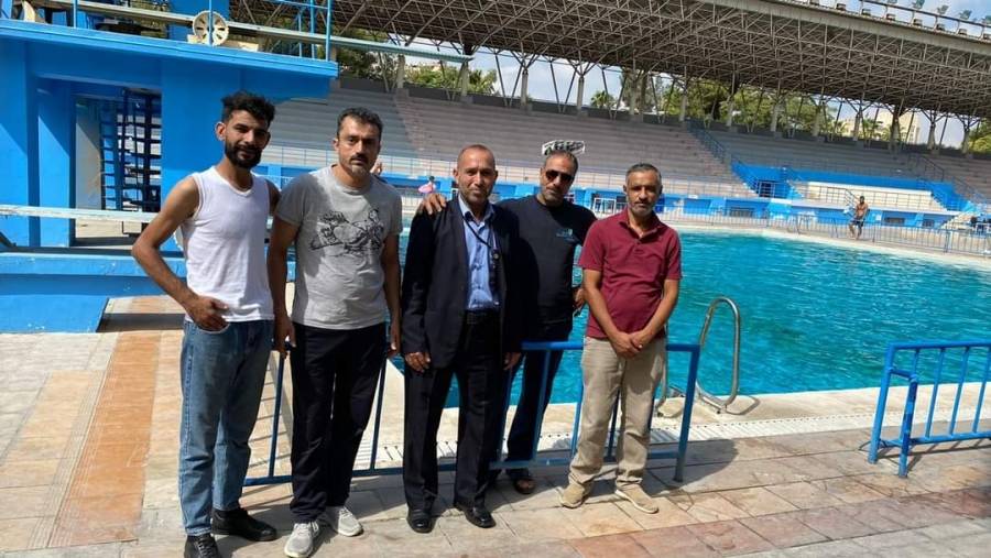 ختام دورة  السباحة الثانية لمصابين عسكريين من إقليم الشمال