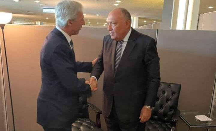 وزير الخارجية المصري يلتقي وزير خارجية البرتغال على هامش أعمال الجمعية العامة للأمم المتحدة.