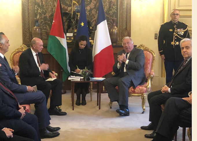 الفايز يبحث مع نظيره الفرنسي تعزيز العلاقات البرلمانية والاقتصادية