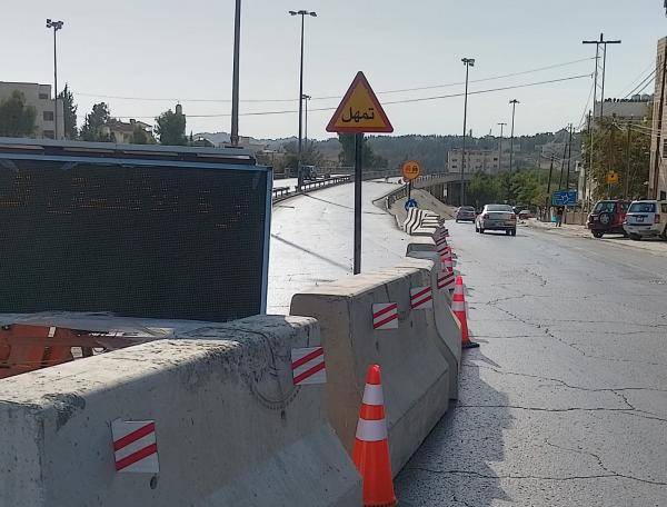 الأشغال تباشر بأعمال صيانة جسور في البلقاء