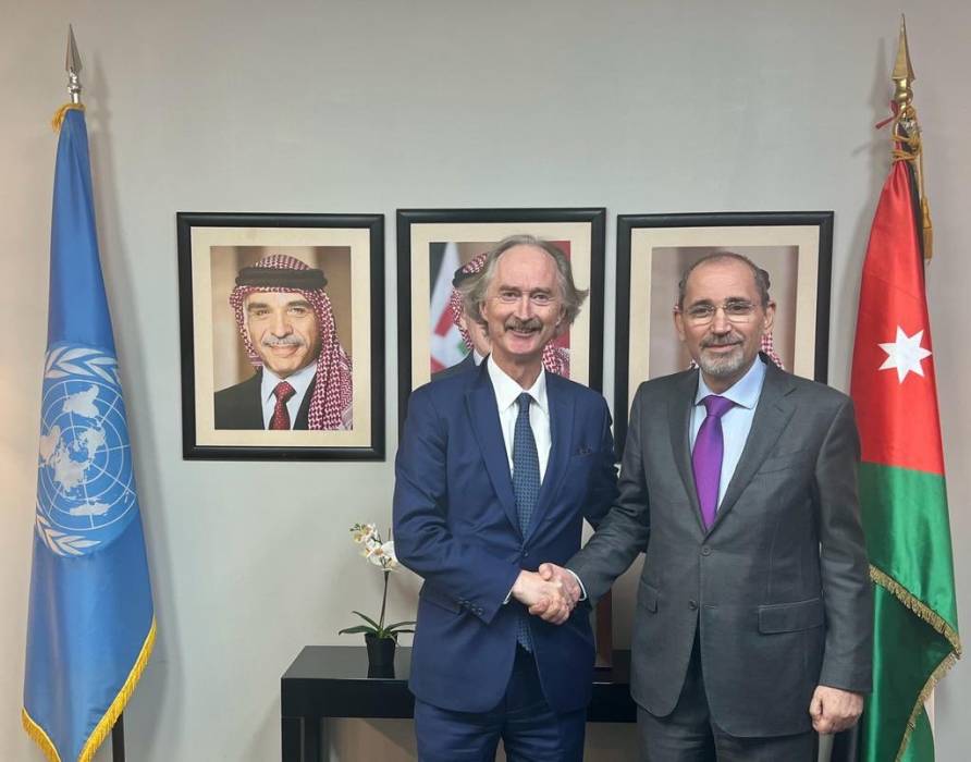 الأردن يبحث الجهود الأممية لحل الأزمة السورية