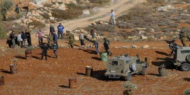 مستوطنون يستولون على أراض في قرية كيسان بالضفة الغربية