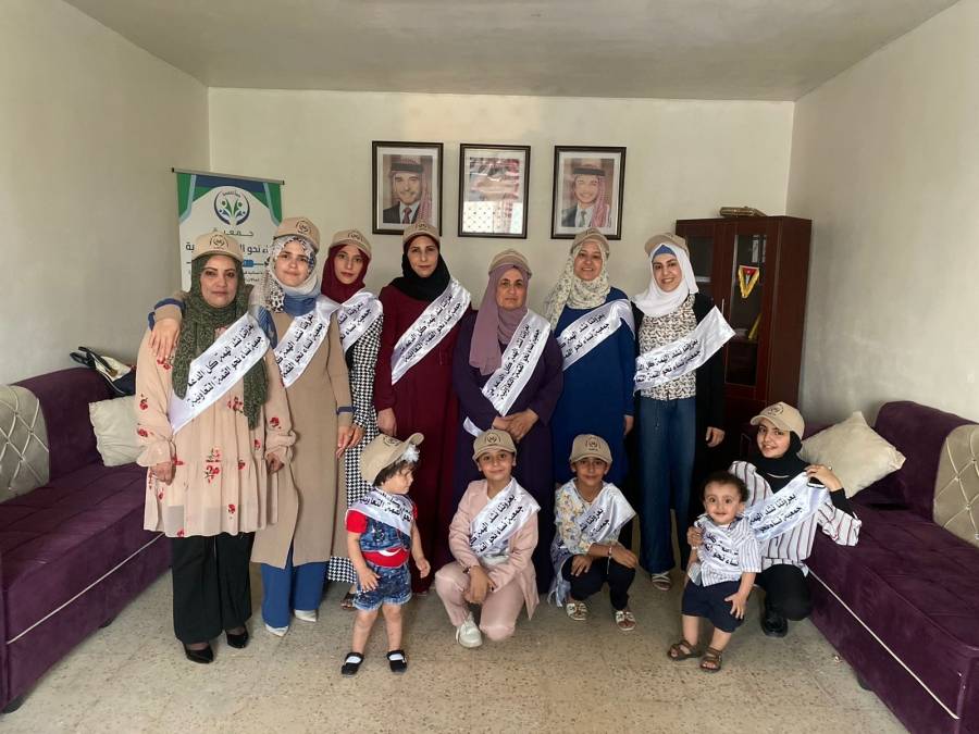 جمعية  نساء نحو القمة التعاونية في قضاء منشية بني حسن تسابق الزمن بحجم إنجازاتها