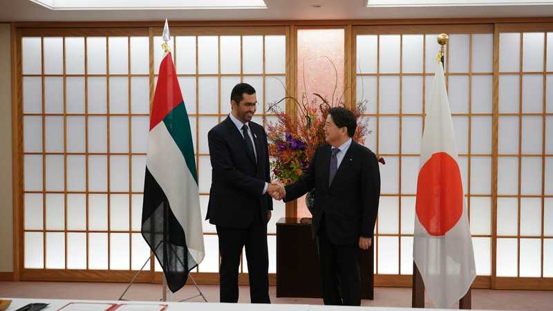 الإمارات واليابان توقعان على وثيقة اتفاقية شراكة شاملة