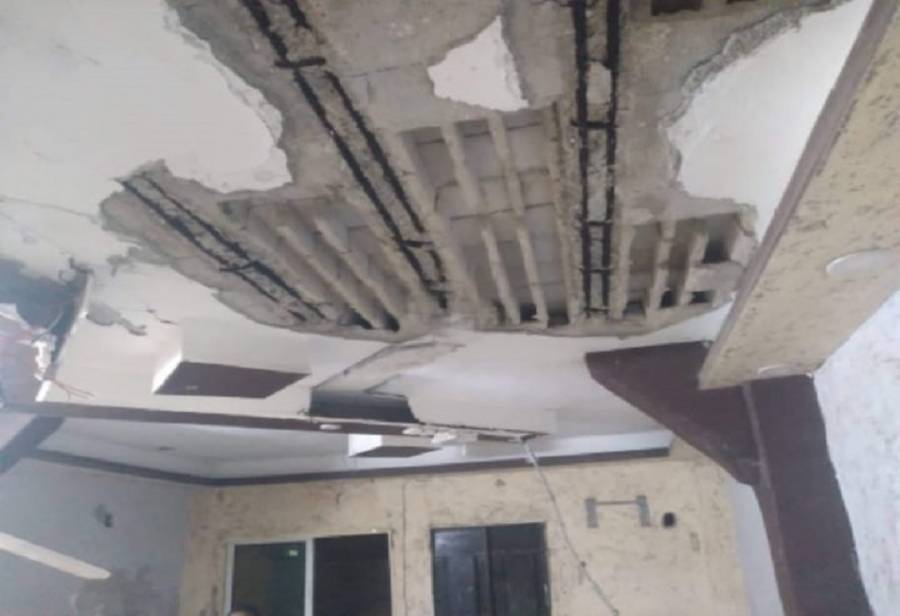 إخلاء منزل في الأغواء الشمالية بعد انهيار أجزاء من السقف