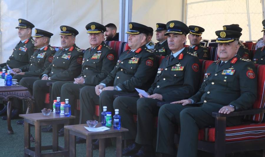 اللواء الركن الحنيطي يرعى حفل تخريج دورة لياقة المعركة