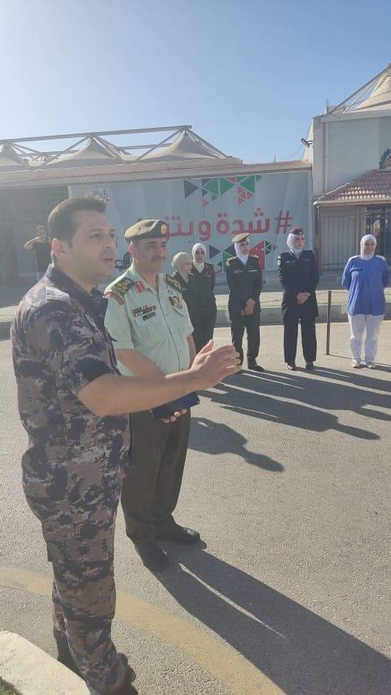 مستشفى الامير راشد بن الحسن العسكري ينفذ تمرين اخلاء وهمي…صور