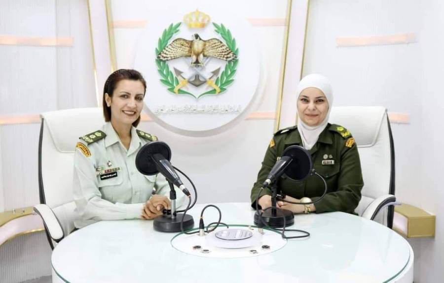 إذاعة الجيش العربي تستضيف الرائد براءة خليل حرب