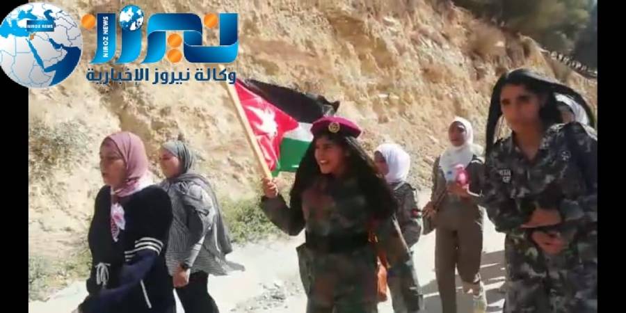 مسير كشفي في  مركز  شابات  الجدعا