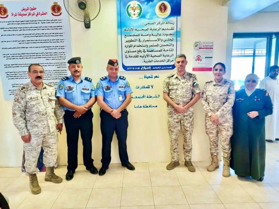 مركز طبي مادبا العسكري يعقد محاضرات توعوية حول قانون حماية الأسرة