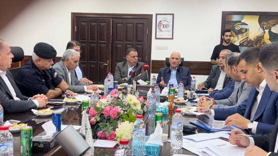 وزير الداخلية يبحث إجراءات السلامة العامة في مجمع الفوسفات الصناعي بالعقبة