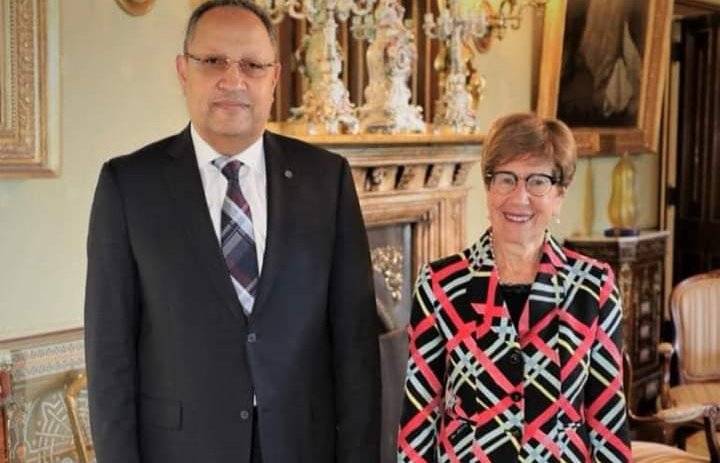 حاكم ولاية نيو ساوث ويلز تستقبل القنصل العام لجمهورية مصر العربية في سيدني