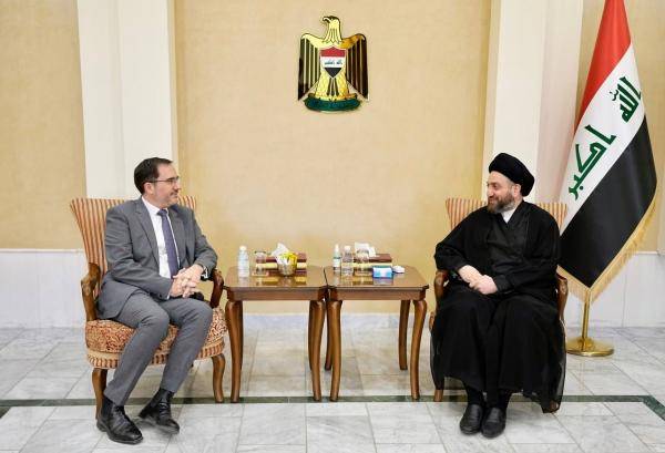 الحكيم يبحث مع سفيري بريطانيا وفرنسا تطورات المشهد السياسي