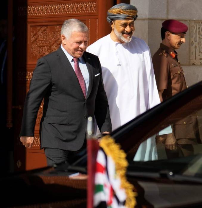 الملك : خالص تقديري لأخي العزيز جلالة السلطان هيثم بن طارق