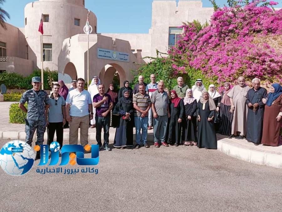 رحلة ترفيهية عائلية لمصابين عسكريين من إقليم الشمال إلى وداي رم والعقبة... صور 