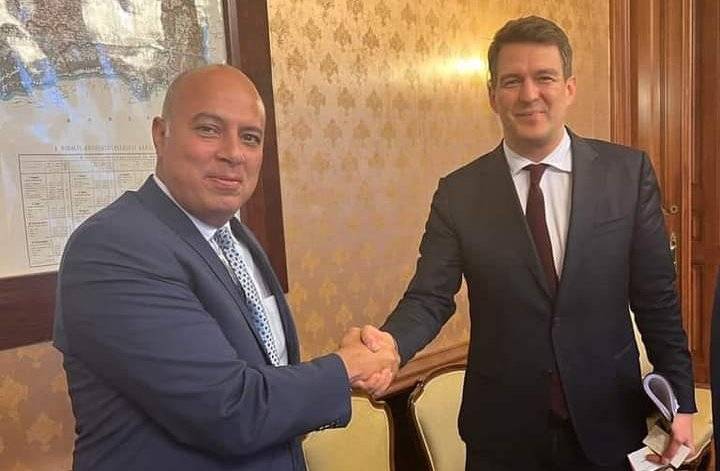 لقاء سفير مصر في المجر مع وزير الدولة المجري للتعليم العالي والتكنولوجيا