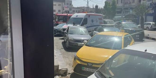 الأمن يثني شاب هدد بالانتحار حرقاً في سحاب