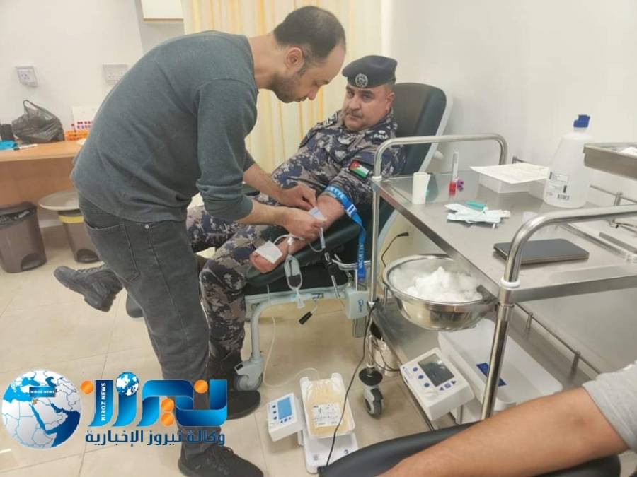 مديرية دفاع مدني الطفيلة تنظم حملة للتبرع بالدم...صور