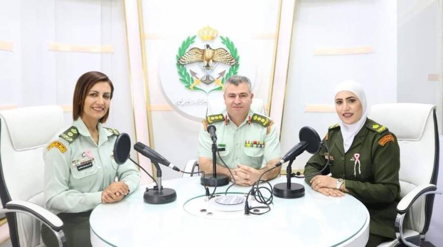 إذاعة الجيش العربي تستضيف العقيد الطبيب عمر ابو العيش