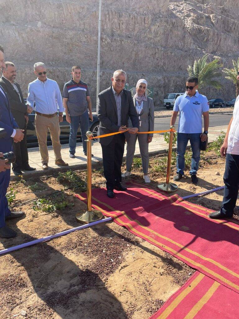تدشين استدامة زراعة الأشجار في قرية الراحة