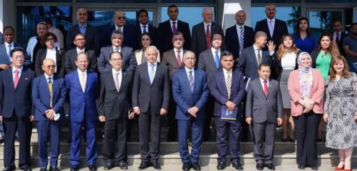 مساعد وزير الخارجية المصري للشئون الآسيوية ينظم  زيارة لسفراء الدول الآسيوية إلى مقر الأكاديمية العربية للعلوم والتكنولوجيا والنقل البحري