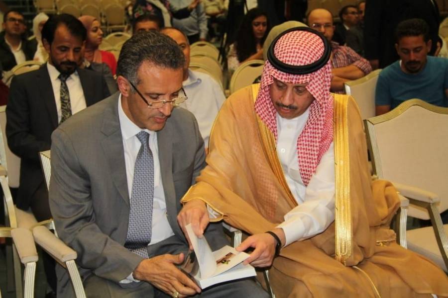 السديري يحضر حفلًا لاشهار كتاب مسرات المسير والترحال في الاردن