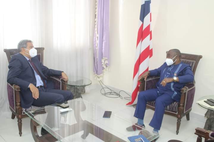السفير المصرى فى ليبيريا يلتقي مع وزير الخارجية الليبيري
