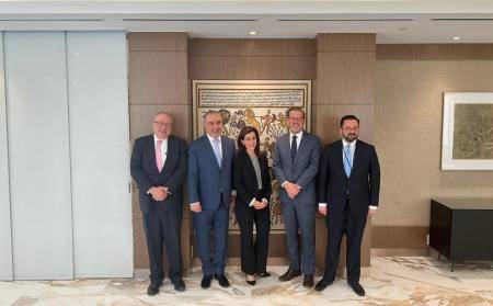 الشريدة والعسعس يلتقيان بمساعد نائب وزير الخارجية الأمريكي