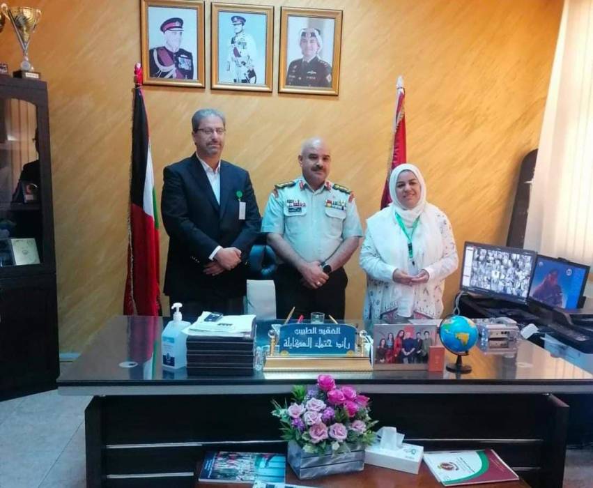 مستشفى الأمير زيد بن الحسين العسكري يحصل على الدرع البلاتيني في مبادرة مستشفى صديق الطفل