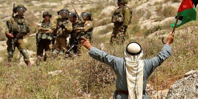 إصابة عشرات الفلسطينيين خلال قمع الاحتلال مظاهرة قرية بيت دجن