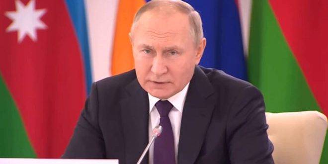 بوتين: أجهزة الاستخبارات الغربية وفي مقدمتها الأمريكية تساعد وتمول الجماعات الإرهابية