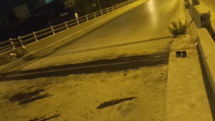 الأشغال تنهي أعمال صيانة فواصل التمدد لجسر أم النعاج..