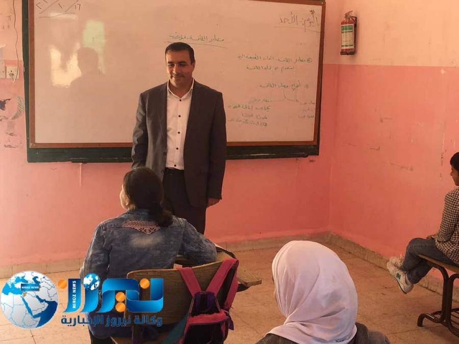 مدير الشؤون التعليمية يتابع سير العملية التعليمية في مدارس للواء.