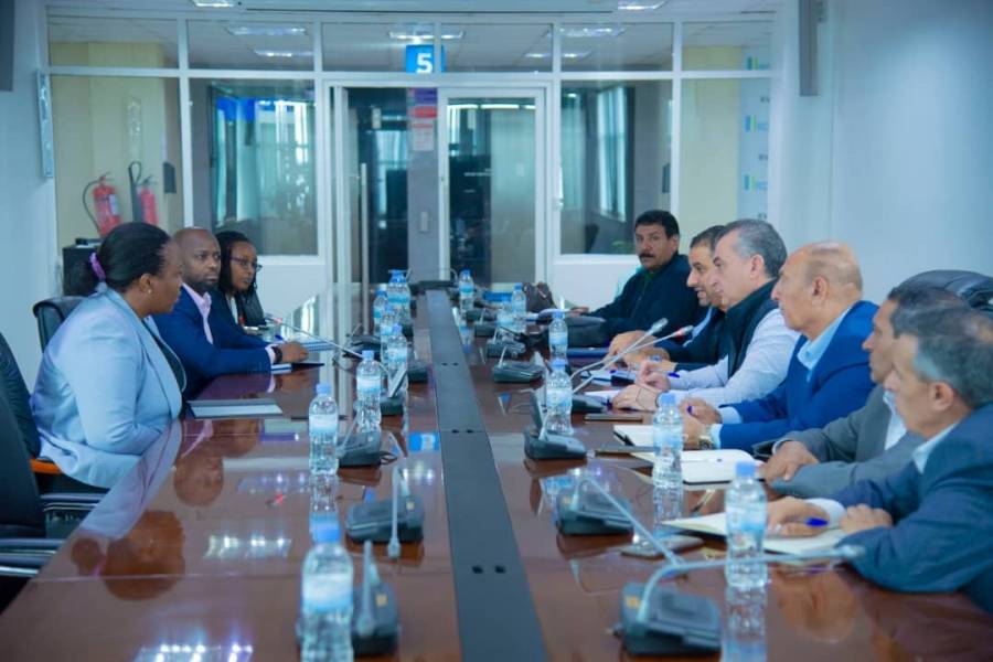 زيادين يلتقي رئيسة هيئة تشجيع الاستثمار الرواندي