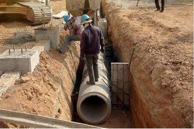 مياه اليرموك تباشر بتنفيذ خط ناقل الصرف الصحي جنوبي إربد