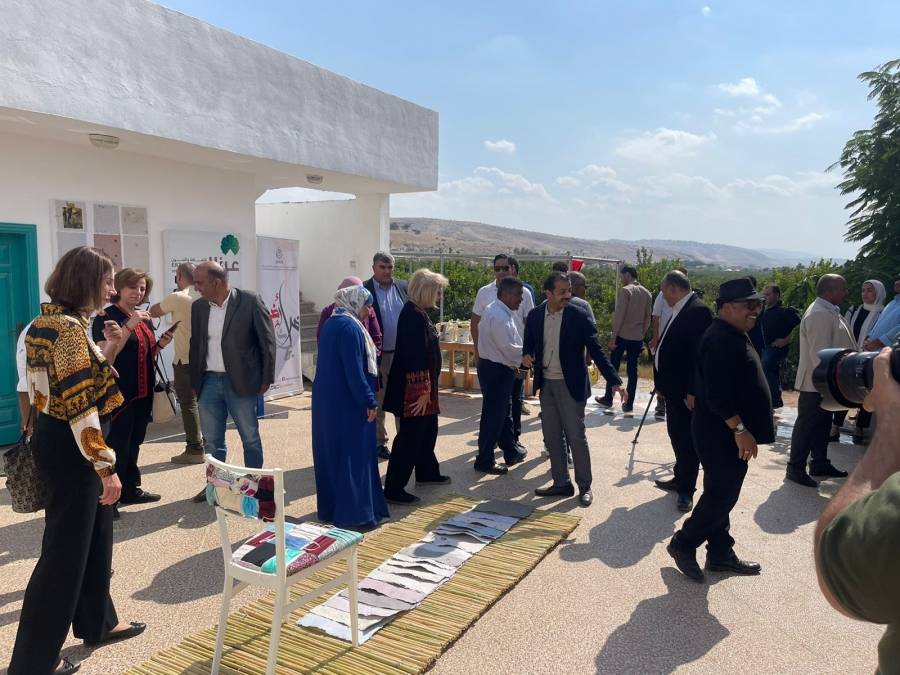 وزيرة الثقافة تزور جمعية عرزال للثقافة والفنون