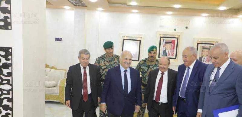 الأمير الحسن بن طلال بضيافة سليمان القلاب