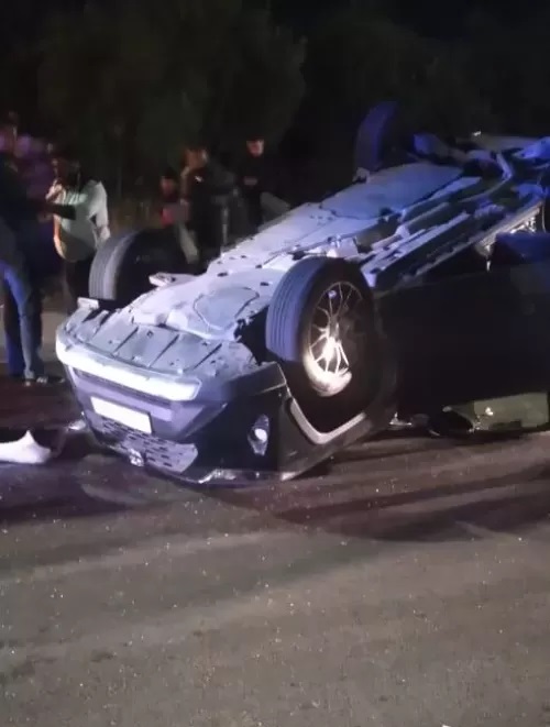 اصابة 6 أشخاص اثر حادث سير مروع في إربد