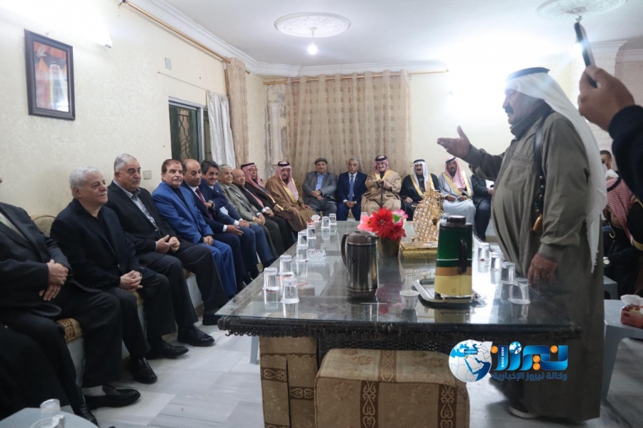 عون الخصاونه في ضيافة الشيخ منصور العقيلي في بليلا بحضور شيوخ ووجهاء ... صور وفيديو..